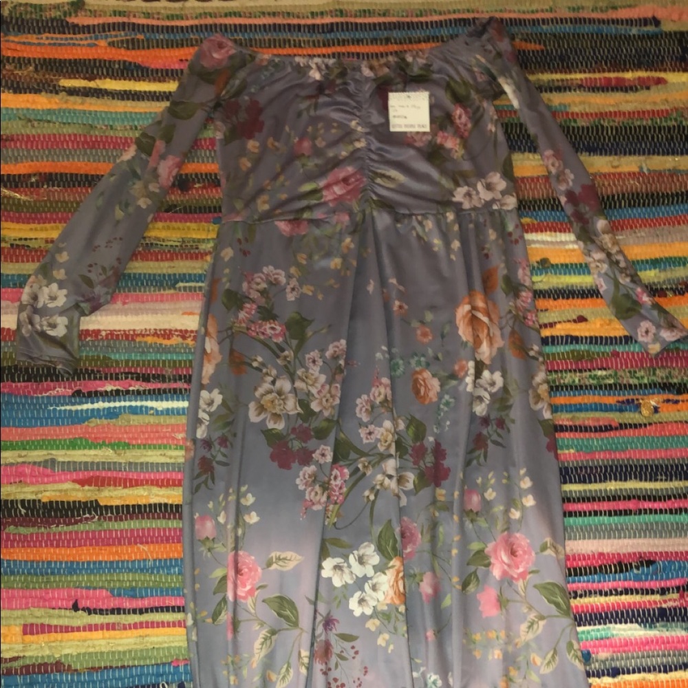 Boutique Bardot style Floral dress